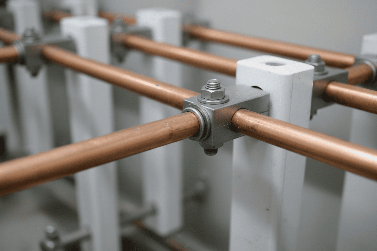 Barras de cobre para tableros y celdas