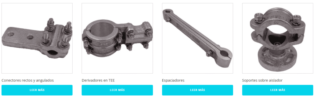 Piezas especiales de aluminio para alto voltaje