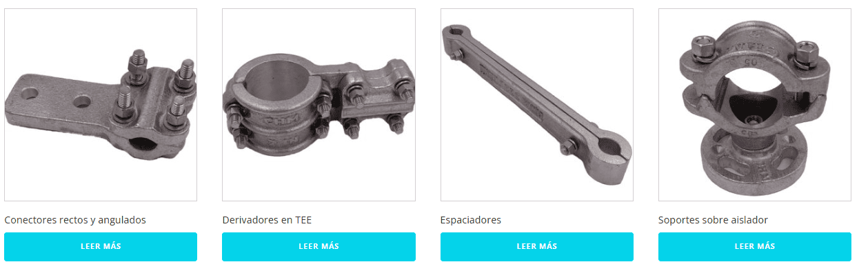 Piezas especiales de aluminio para alto voltaje