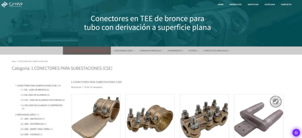 Empresa de conectores para subestaciones en Perú