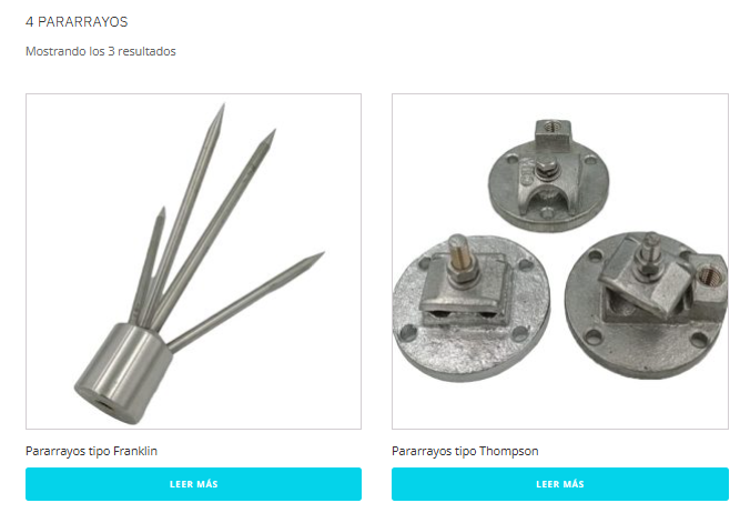 Piezas de aluminio para alta tensión en Perú